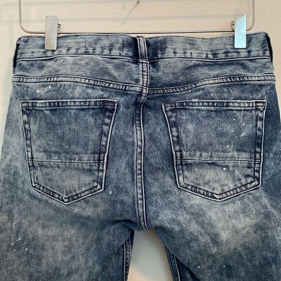 Pacsun Distressed Destroyed Skinny Jeans Size 28x30 - Picture 7 of 11